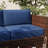 7-Piece Outdoor Replacement Cushion Set with 4" Thick Supportive Foam for Patio Conversation Sets-1130638372