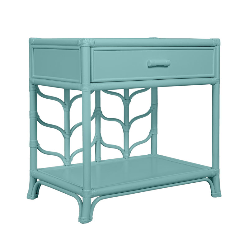 Ivy 1 - Drawer Nightstand, Turquoise