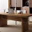 Bureau moderne et simple en bois massif-1374001993