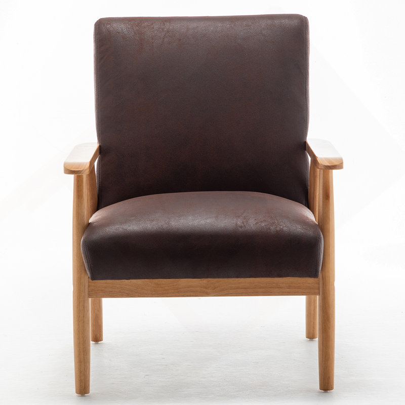 Fauteuil classique classique de style Mid-Century avec un savoir-faire exquis, idéal pour diverses pièces afin d'améliorer le confort et le style