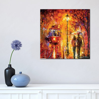 Date By The Trolley by Leonid Afremov - Print on Canvas