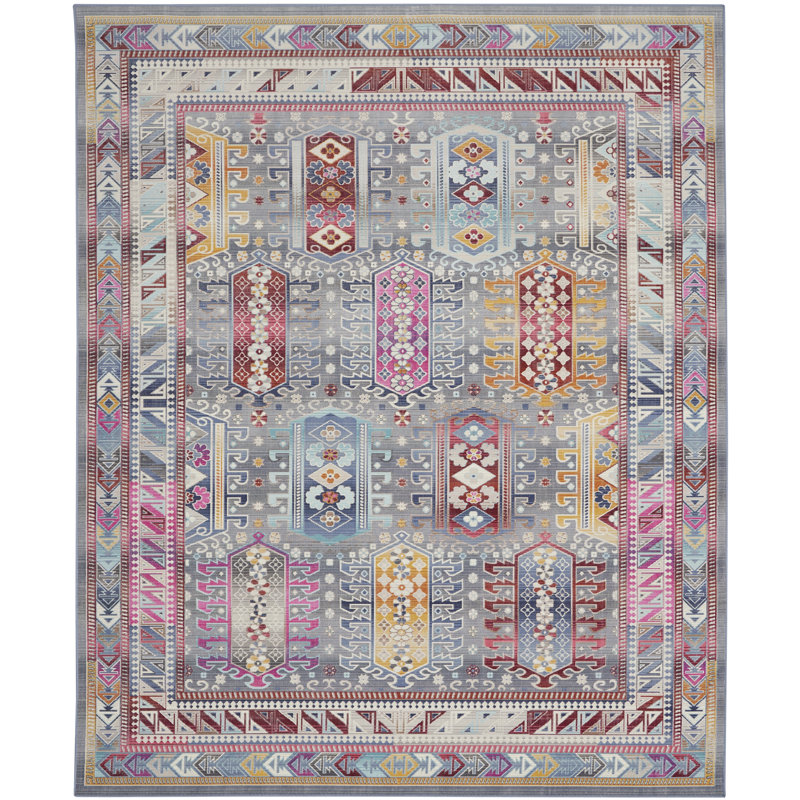 Oldham Ikat Area Rug, Rectangle 230 x 300cm