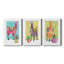 «Lovely Llama I», ensemble de 3 reproductions sur toiles tendues-755830121