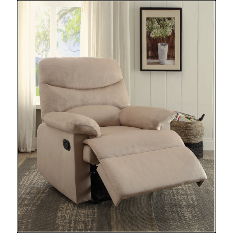 Fauteuil inclinable en tissu tissé, Beige
