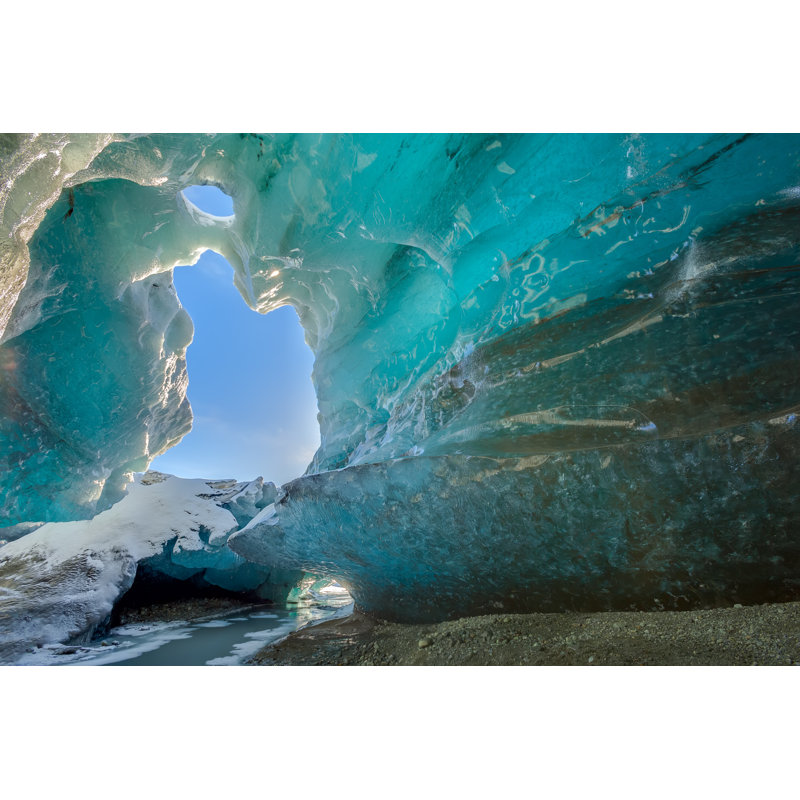 Ice Caves - Wrapped Canvas Print, 30cm H x 46cm W x 3.8cm D