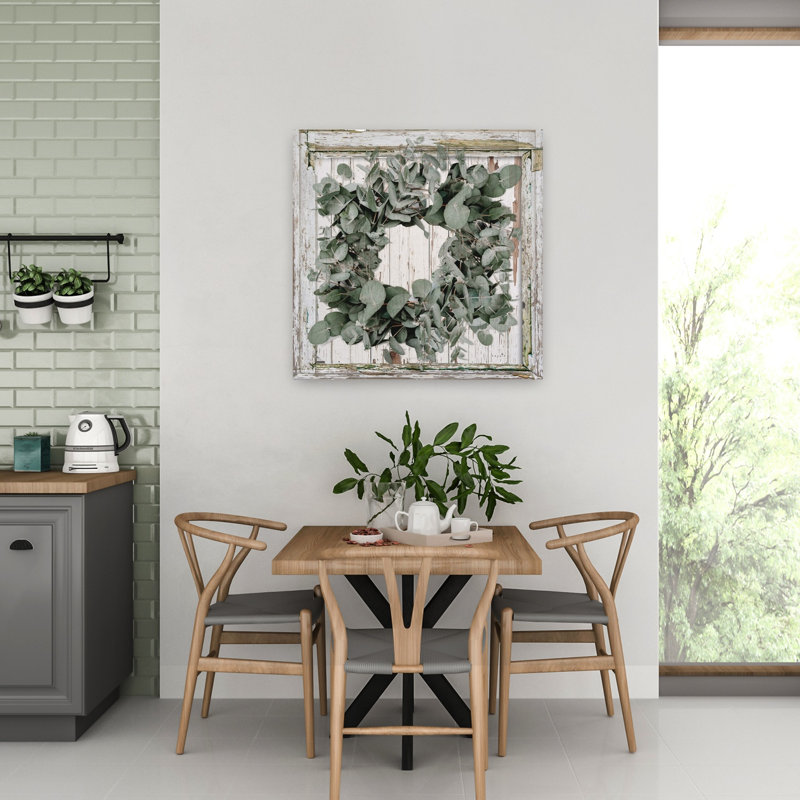 Été de sauge, art contemporain rustique, H 32 po x l 32 po