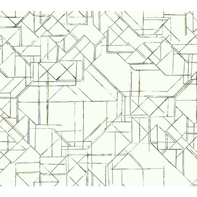 Heiden Peel & Stick Geometric Roll