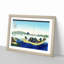 Sunset Across the Ryogoku Katsushika Hokusai - Picture Frame Painting Print-55613845-55613849