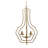 4 - Light Dimmable Geometric Chandelier
