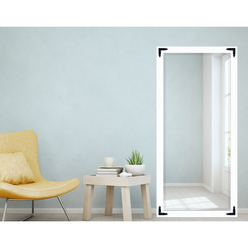 Miroir, H 70,5 po x l 30 po, Blanc