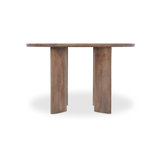 Lia Round Dining Table Dark Brown