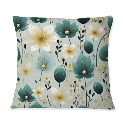 Floral Throw Pillow
