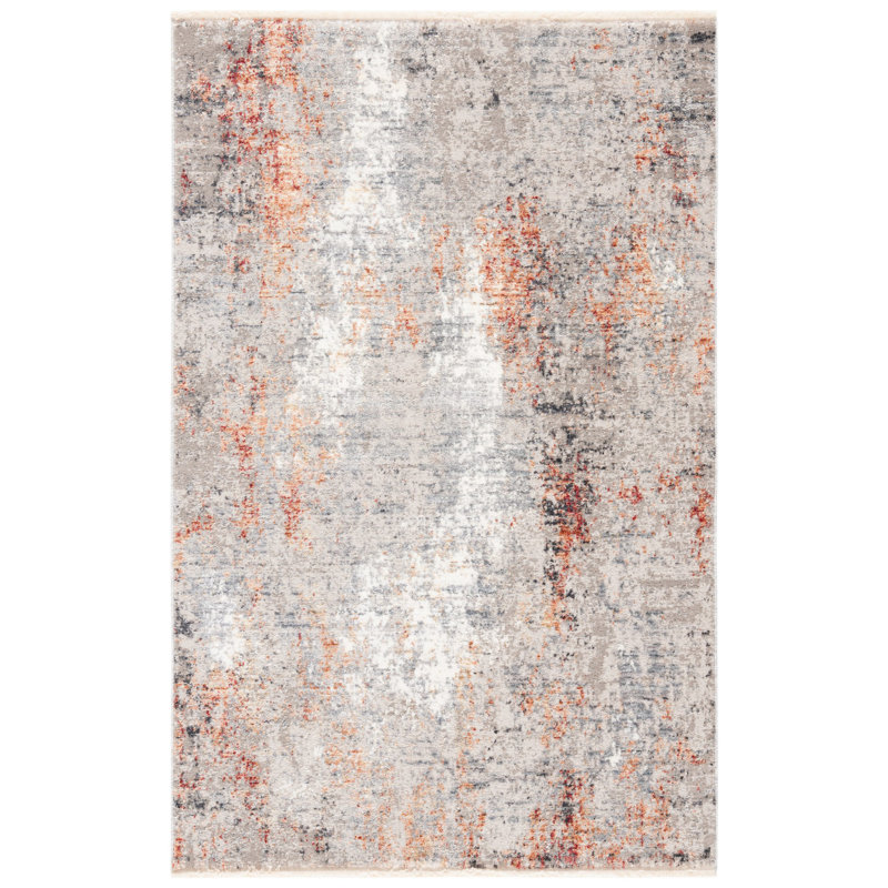 Tapis gris / ivoire Dream 423, Rectangle 2 pi 6 po x 4 pi