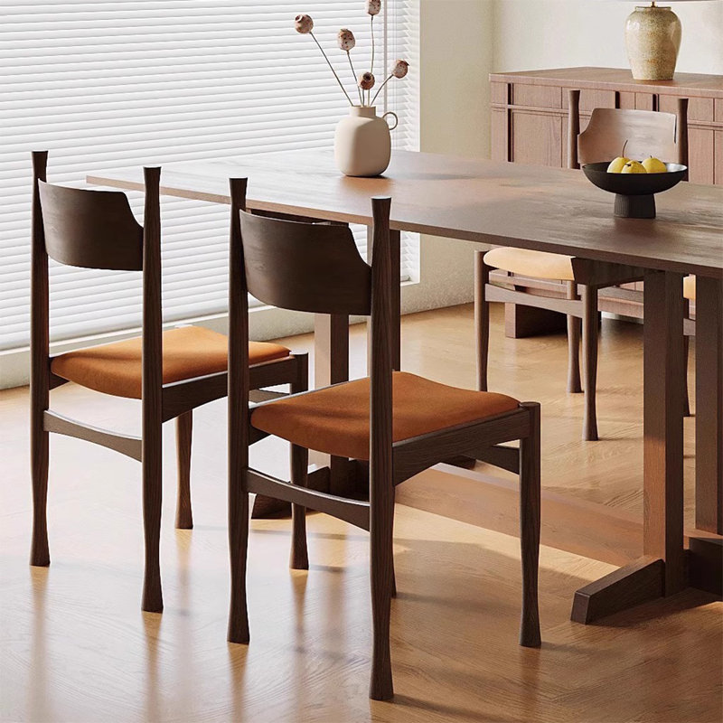 Table de salle à manger en bois de frêne massif de qualité supérieure, H 29,53 po x L 55,12 po x l 31,5 po