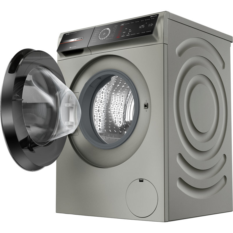 800 Series 2.4-Cu. Feet High Efficiency Stackable Steam Cycle Smart Front-Load Washer ( Pearl Steel ) ENERGY STAR