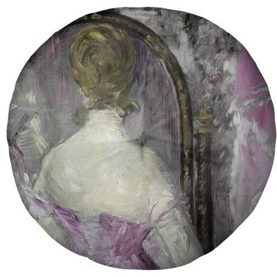 Manet edouard avant l’oreiller de l’intérieur du miroir