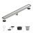 28" 304 Stainless Steel Linear Drain For Fast Drainage, Floor Drain For Bathroom-115114664