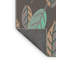 Tapis bleu turquoise/gris à motifs-1064364514