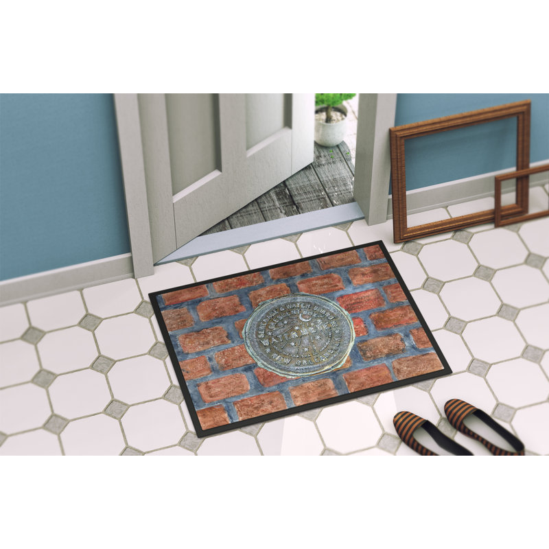Texhoma Non-Slip Indoor Doormat, Rectangle 1'6" x 2' 3"
