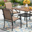 Ensemble de 4 chaises de patio d'extérieur empilables-105895145