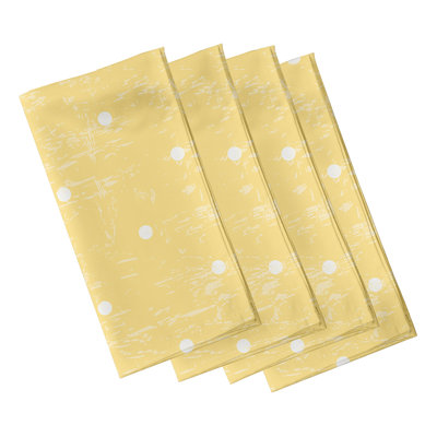 Ensemble de serviettes 4 pièces à motif géométrique Wally Dot