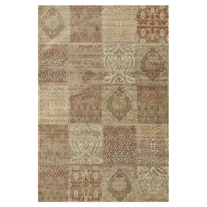 Viscose Oriental Indoor Rug, Rectangle 12' x 15'