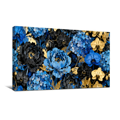 Motif floral de plantes et de fleurs