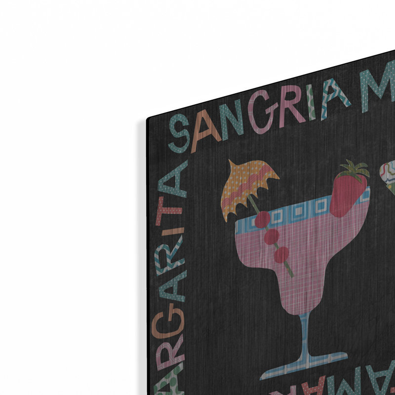 «Mix Me A Drink Collection D» par Regina Moore, H 12 po x l 24 po