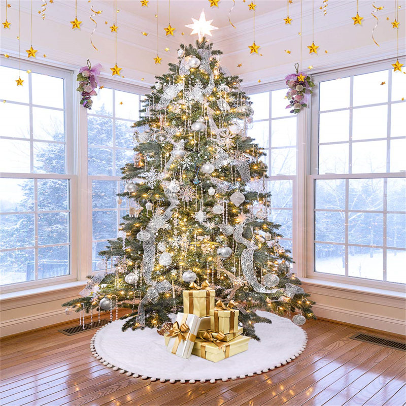 Annkathrin Faux Fur Tree Skirt