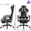 Inbox Zero Adjustable Reclining Ergonomic Faux Leather Swiveling PC & Racing Game Chair with Footrest