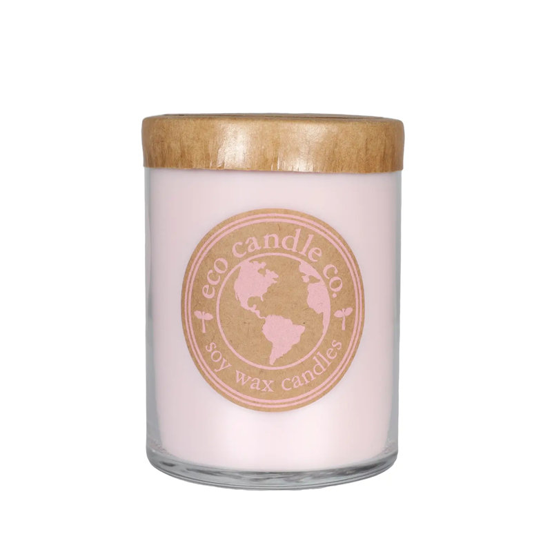 Lovespell Scented Jar Candle with Glass Holder