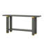 Console de 62,9 po avec console minimaliste moderne, canapé d'entrée en bois de pin massif avec détails en métal, tablette de rangement ouverte-352909240