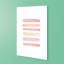 Dusty Rose Stripes - Single Picture Frame Print-39522331-39599926