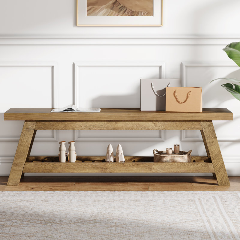 Storage Bench, Oak Brown 