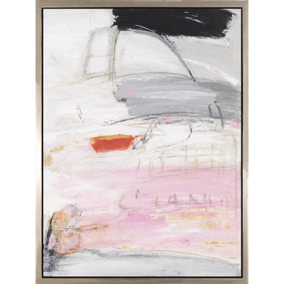 Sans titre - Peinture sur toile à cadre flottant