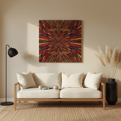 Art mural noir Op Op 41