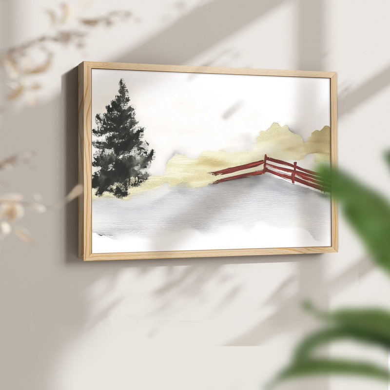 «Chirstmas Art» - Impression encadrée - Restickable, H 8 po x l 10 po, Naturel