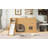 Mapleton All-in-One Low Loft Bed With Storage Shelves And Slide-124611211