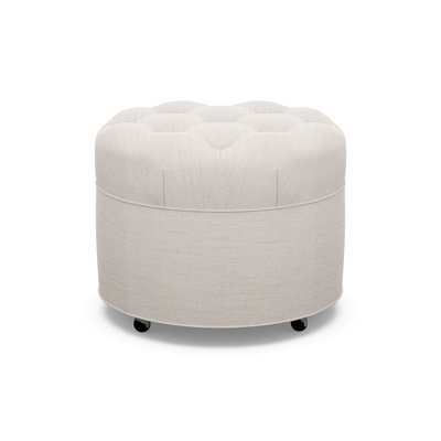 Round Tufted Ottoman