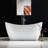 Vital 59" x 28.75" Freestanding Soaking Acrylic Double Slipper Bathtub, Non-Slip Bottom Design-1054652903-942747298