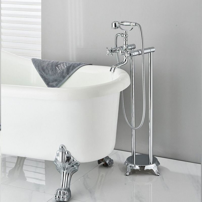 Bec de baignoire au sol avec douchette