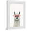 Red Trendy Llama - Painting-383813928-383813923