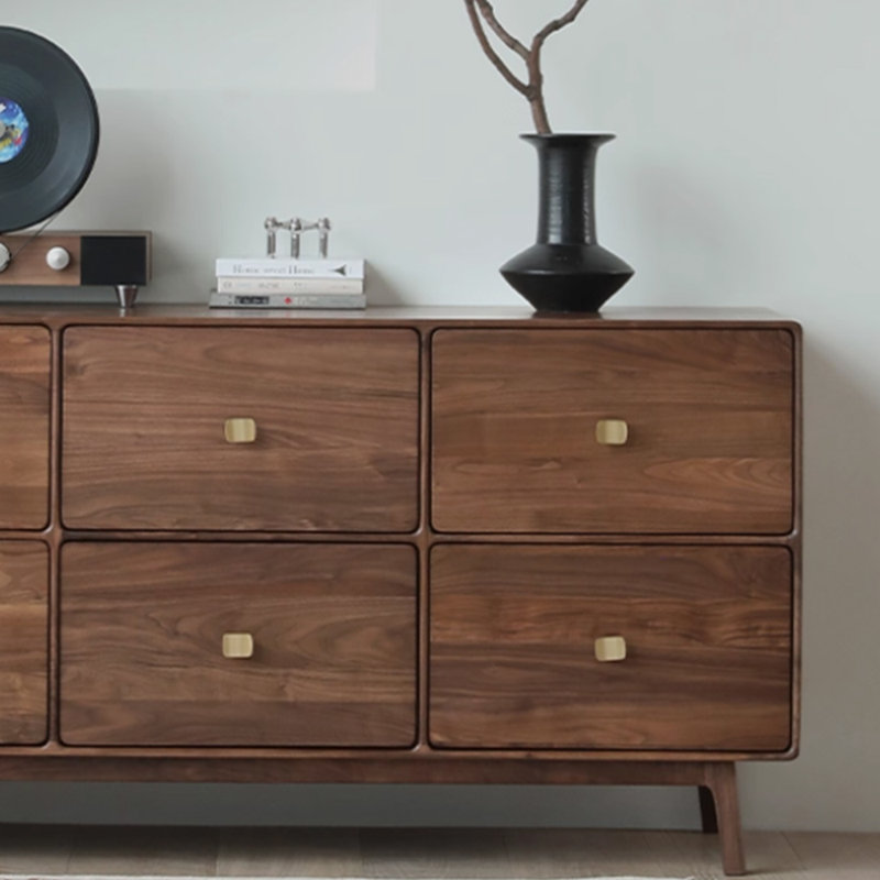 Meuble télé rétro et minimaliste, H 30,7 po x L 62,99 po x l 17,71 po