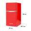 Klarstein Monroe 61m³ L Freestanding Mini Fridge-29859178