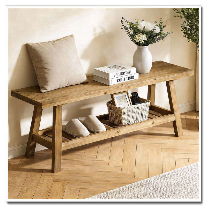 Banc en bois 43 po