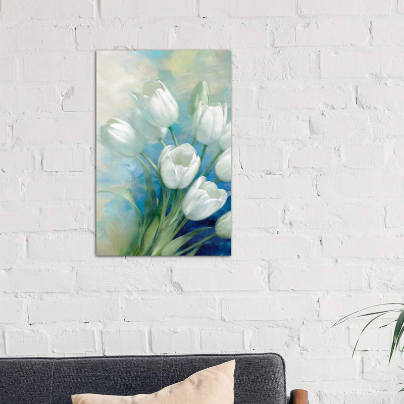"holland spring i" par rogier daniels-reproduction d’art, H 26 po x l 18 po x P 1,5 po, Toile blanche encadrée