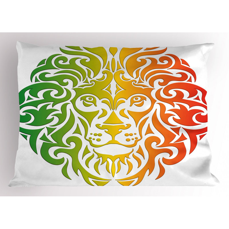 Rasta Polyester Sham Set, Twin