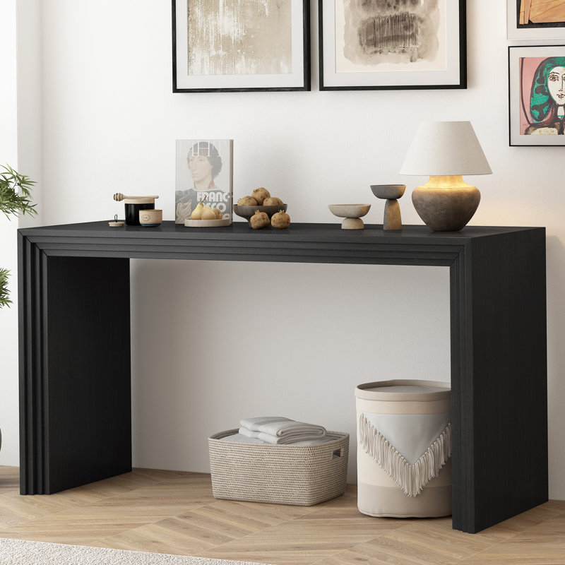 Console Kipling 59,2 po, Noir