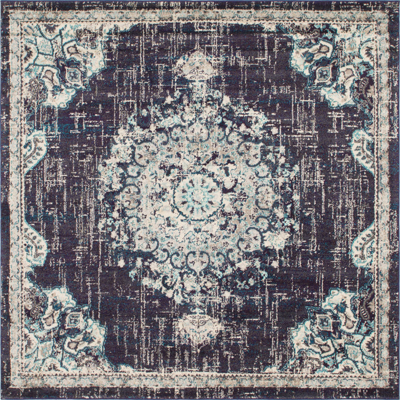 Wyncote Abstract Indoor Rug, Square 8'