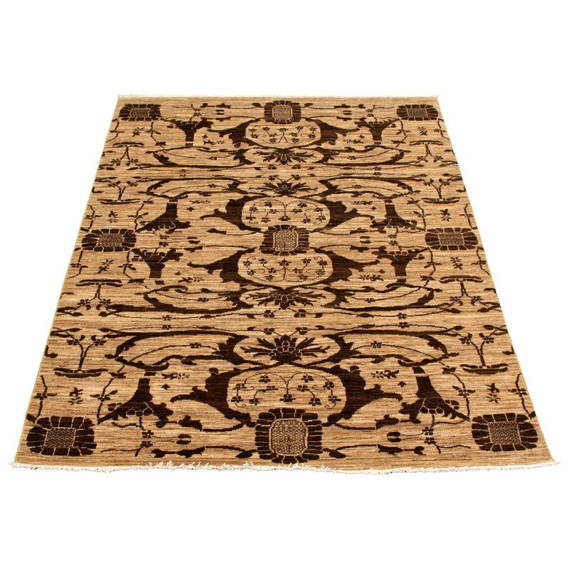 Tapis unique en laine nouée à la main de style nouvel âge de 18 à 20 pi 5 po x 8 pi Pako